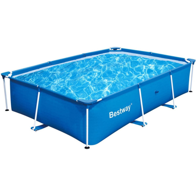 Чаша BESTWAY 300х201х66 см для прямоугольного каркасного бассейна SPLASH