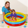 Детский надувной бассейн BESTWAY FISHER PRICE 91х25 см, с мячами (25 шт), от 2 лет