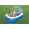 Детский надувной бассейн BESTWAY WATERFALL OASIS 54451 229x152x96см с разбрызгивателем, 702 л, от 6 лет