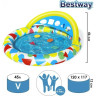 Игровой бассейн BESTWAY 120х117х46см с обучающими фигурками 45л от 4 мес