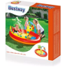 Игровой бассейн BESTWAY 192х150х88 см с разбрызгивателем и кольцами, 160 л