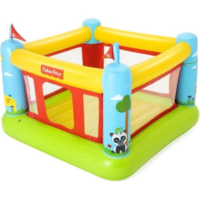 Игровой центр-батут BESTWAY FISHER PRICE 93553 BW, 175х173х135см