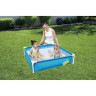 Каркасный бассейн BESTWAY MY FIRST POOL 122х122х30,5см, 365л, от 2 лет