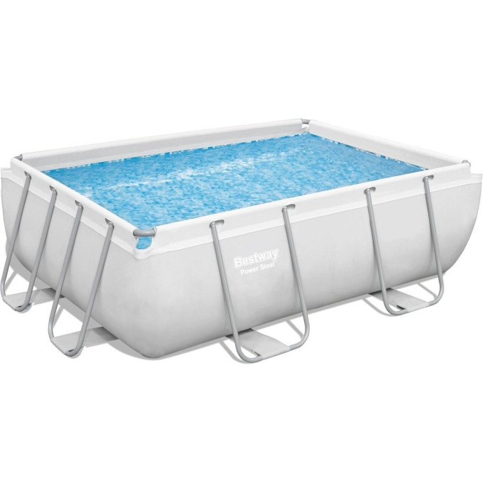 Каркасный бассейн BESTWAY POWER STEEL 282х196х84см, 3662л, фильтр-насос 1249л/ч