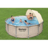 Каркасный бассейн BESTWAY POWER STEEL 396x107см, 11133л