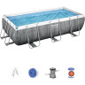 Каркасный бассейн BESTWAY POWER STEEL 404х201х100см, 6478л, фильтр-насос 2006л/ч
