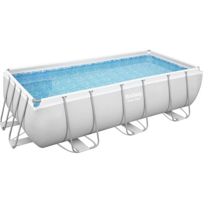 Каркасный бассейн BESTWAY POWER STEEL 404х201х100см, 6478л, песчаный фильтр-насос