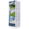 Каркасный бассейн BESTWAY POWER STEEL 412х201х122см, 8124л + фильтр-насос 2006 л/ч