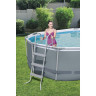 Каркасный бассейн BESTWAY POWER STEEL 427х250х100см, 7250л + фильтр-насос 2006 л/ч, лестница