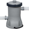 Каркасный бассейн BESTWAY POWER STEEL 427х250х100см Ротанг 7250л + фильтр-насос 2006 л/ч, лестница, тент