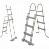 Каркасный бассейн BESTWAY POWER STEEL 488х305х107см + фильтр-насос 3028 л/ч, лестница, тент