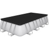 Каркасный бассейн BESTWAY POWER STEEL 549х274х122см, 14812л + фильтр-насос 5678 л/ч, тент, лестница