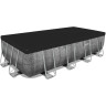 Каркасный бассейн BESTWAY POWER STEEL 549х274х122см, 14812л + фильтр-насос 5678 л/ч, тент, лестница