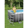 Каркасный бассейн BESTWAY POWER STEEL 549х274х122см, 14812л + фильтр-насос 5678 л/ч, тент, лестница