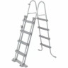 Каркасный бассейн BESTWAY POWER STEEL 549х274х132см, 16477л, песчаный фильтр-насос, 5678/ч, лестница, тент, поплавок-дозатор