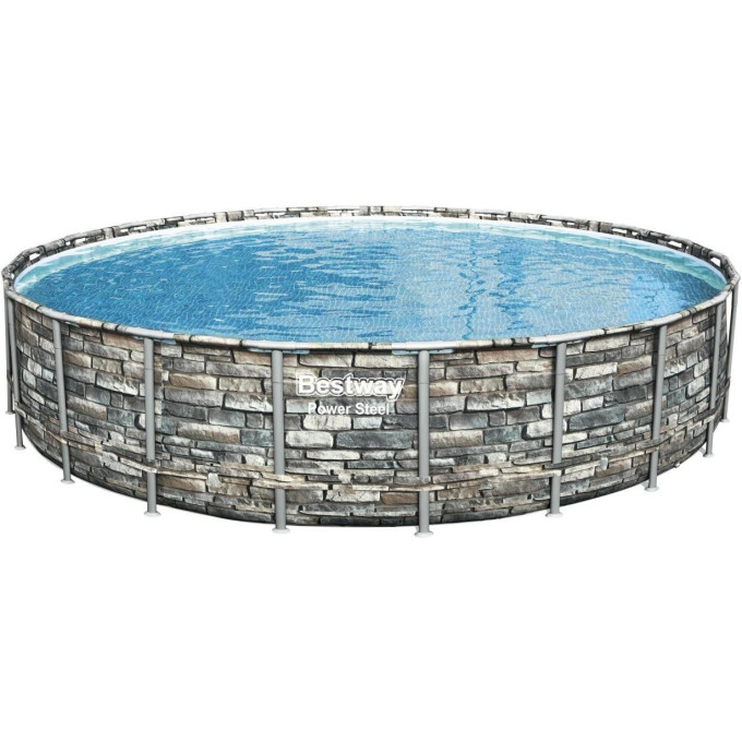 Каркасный бассейн BESTWAY POWER STEEL 671x132см 
