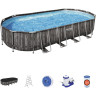 Каркасный бассейн BESTWAY Power Steel 732х366х122см, 25495л.