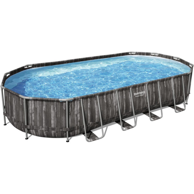 Каркасный бассейн BESTWAY Power Steel 732х366х122см, 25495л.