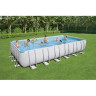 Каркасный бассейн BESTWAY POWER STEEL 732х366х132см, 30045л + песочный ф/насос 5678 л/ч, тент, лестница