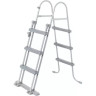 Каркасный бассейн BESTWAY POWER STEEL OVAL 488х305х107см, 7250л ротанг