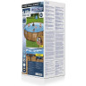 Каркасный бассейн BESTWAY POWER STEEL РОТАНГ 488х122 см, 19480 л + фильтр-насос BESTWAY 5678 л/ч, тент, лестница