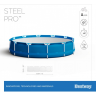 Каркасный бассейн BESTWAY STEEL PRO 366х76см, 6473л