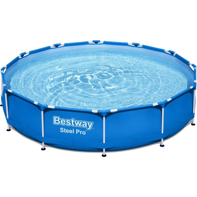 Каркасный бассейн BESTWAY STEEL PRO 366х76см, 6473л + фильтр-насос 1249 л/ч