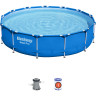 Каркасный бассейн BESTWAY STEEL PRO 396х84см, 8680л + фильтр-насос 2006 л/ч