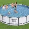 Каркасный бассейн BESTWAY STEEL PRO MAX 366х100см, 9150л + фильтр-насос 2006 л/ч