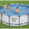 Каркасный бассейн BESTWAY STEEL PRO MAX 366х100см, 9150л + фильтр-насос 2006 л/ч