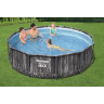 Каркасный бассейн BESTWAY STEEL PRO MAX 366х100см, 9150л + фильтр-насос 2006 л/ч, лестница