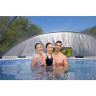 Каркасный бассейн BESTWAY STEEL PRO MAX 366х100см, 9150л, с навесом, фил.-насос 2006л/ч, лестница