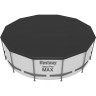 Каркасный бассейн BESTWAY STEEL PRO MAX 366х122см, 10250л + фильтр-насос 2006 л/ч, тент, лестница
