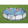 Каркасный бассейн BESTWAY STEEL PRO MAX 366х76см, 6473л + фильтр-насос 1249 л/ч