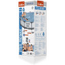 Каркасный бассейн BESTWAY STEEL PRO MAX 366х76см, 6473л + фильтр-насос 1249 л/ч