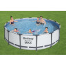 Каркасный бассейн BESTWAY STEEL PRO MAX 427х107см, 13030л + фильтр-насос 3028 л/ч, тент, лестница