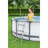 Каркасный бассейн BESTWAY STEEL PRO MAX 457х107см, 14970л + фильтр-насос 3028 л/ч, тент, лестница