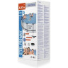 Каркасный бассейн BESTWAY STEEL PRO MAX 457х107см, 14970л + фильтр-насос 3028 л/ч, тент, лестница