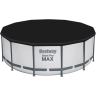 Каркасный бассейн BESTWAY STEEL PRO MAX 5618W 396х122см, 12690л, фильтр-насос 3028л/ч, лестница, тент