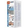 Каркасный бассейн BESTWAY STEEL PRO MAX 5618Y 549х122см, 23062л, фильтр-насос 5678л/ч, лестница, тент
