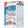 Каркасный бассейн BESTWAY STEEL PRO MAX 561FJ 549x132 см, 26000 л, фильтр-насос 5678 л\ч, лестница, тент