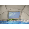 Каркасный бассейн BESTWAY STEEL PRO MAX 561FY 396x107см, 11133 л, фильтр-насос 2006 л\ч, лестница, тент, навес