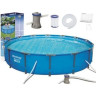 Каркасный бассейн BESTWAY STEEL PRO MAX 56984 305х100см, 6148л, с картриджным фильтром
