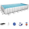 Каркасный прямоугольный бассейн BESTWAY 732х366х132см, 30045 л