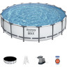 Каркасный бассейн BESTWAY STEEL PRO MAX 427х122см, 15232л