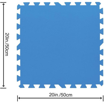 Мягкая модульная подстилка BESTWAY Пазл 50x50см 9шт, 2.29м2