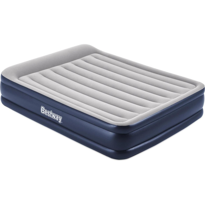 Надувная кровать BESTWAY TRITECH AIRBED 152х203х46см с подголовником, встр.насос 220В, до 300кг