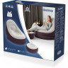 Надувное кресло 100х121х86см BESTWAY COMFORT CRUISER с пуфиком 54х54х26см, 2 цвета