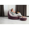 Надувное кресло 100х121х86см BESTWAY COMFORT CRUISER с пуфиком 54х54х26см, 2 цвета