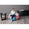 Надувное кресло 112x112x66см BESTWAY INFLATE-A-CHAIR GRAFFIT